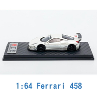 M.C.E. 1/64 模型車 Ferrari 法拉利 458 MCE640003D 珍珠白