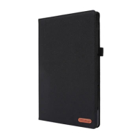For Lenovo Tab P11 Pro 11.5 inch Horizontal Flip TPU + Fabric PU Leather Protective Case with Name Card Clip