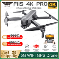 SJRC F11 / F11S 4K Pro Drone 4K Profesional GPS 3KM EIS 2-Axis Gimbal Camara Drones FPV Brushless Foldable RC Quadcopter