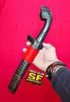Gocil Golok Kecil Gagang Kayu Ukir Togog.