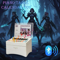 Portable Hand-cranked Mini Piano Playable Mini Piano Calendar  Support Bluetooth Connection Key Pian