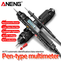 Intelligent Multimeter Pen Auto Recognition Measure Digital Multimeter Pen Backlit LCD Display OHM Voltage Meter Electrical Tool