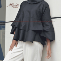 Blouse Atasan Wanita Toyobo DAILY TOP BLOUSE OOTD Lebaran Katun Muslim