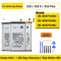 Battery For Samsung Galaxy S10 Plus S10 + S10 E 5GSeries Mobile Phone Replacement EB-BG970 973 975ABU Batteries.