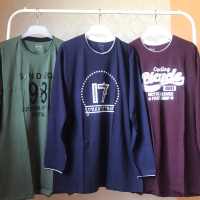 2 TO 4XL T SHIRT LONG SLEEVE COTTON IRONLESS BAJU LENGAN PANJANG