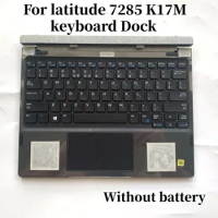 100%NEW original US English K17M For Dell latitude 7285 keyboard Dock K17M001 Without battery