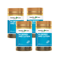 【澳洲 Healthy care 即期品】山桑子葉黃素膠囊-2025年10月到期(4瓶   120顆/瓶)