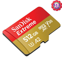 SanDisk 512GB 512G microSD【190MB/s Extreme】microSDXC micro SD SDXC 4K U3 A2手機記憶卡【序號MOM100 現折$100】