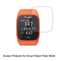 6* Clear LCD Screen Protector Cover Shield Film for Smart Watch Polar M430 M400 Accessories