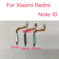 10PCS New Original For Xiaomi Redmi Note 10 Pro Note10pro Note 10 Note10 Fingerprint Sensor Home Button Ribbon Flex Cable