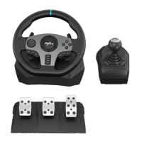 PXN V9 Volante PC Steering Wheel Gaming Racing Wheel for PS4/PS3/Xbox One/PC Windows/Nintendo Switch/Xbox Series S/X 270°/900°