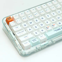 135 Keys PBT Plastic Keycaps Mechanical Keyboard Dye Sub OEM Profile White GK61 Anne Pro 2