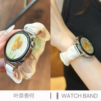 Jalur Jam Tangan, Serasi dengan Huawei GT3 Pro, Gaya Scrunchie, Sesuai untuk GT2, GT2 Pro, GT3, dan