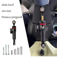 機車車車頭改裝通用鈦尺方向阻尼器防搖擺穩定器208mm