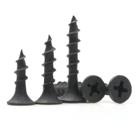 M4 Drywall Screws Strengthened Carbon Steel Black Phosphating Drywall Self Tapping Screw M4 X 16 20 