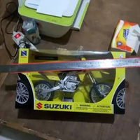 diecast miniatur motor trail suzuki z450 motocross 1:6