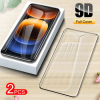 2Pcs For vivo iQOO 12 Pro 2023 Full Cover curved Tempered Glass iQOO 12Pro IQOO12 6.78 inches Anti-scratch screen protector