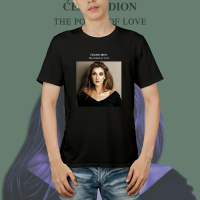 T-shirt Oversize Celine Dion The Power of Love - BLACK WHITE Oversize Tshirt Premium