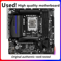 Used For ASROCK B660M PG Riptide Original Desktop For Intel B660 DDR4 128G Motherboard LGA 1700 Support 12400F 12400 i3 12100F