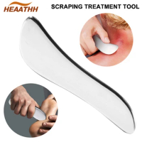 IASTM Physical Therapy Tools, Stainless Steel Scraping Board, Anti-Allergy Soft Tissue Guasha Gua Sha Scraping Massage Tools