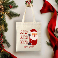 Túi tote in hình NOEL_ MERRY CHRISTMAS - Túi tote vải canvas 35cmx40cm đựng vừa A4, laptop 300