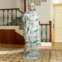 Lozy Hijab - Zora Prayer Set (Mukena Bahan Silk Set Pattern Motif 2in1 Koleksi Raya Lebaran 2026) Em