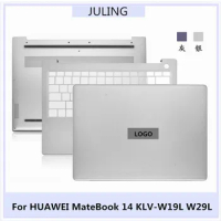 For HUAWEI MateBook 14 KLV-W19L W29L Laptop Top Case LCD Back Top Cover/Palmrest Upper Case/Bottom Cover Case