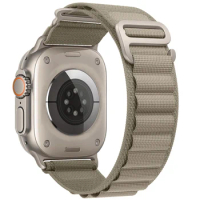 Alpine loop Strap for apple watch Ultra band 49/45/44/42/41/40/38mm bands Nylon bracelet iwatch series 9 5 4 3 6 7 8 se straps