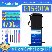 YKaiserin 4700mAh Replacement Battery G15B01W for Xiaomi Gaming Laptop 15.6'' I5 7300HQ GTX1050 GTX1060 1050Ti/1060 171502-A1