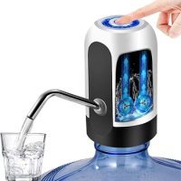 Automatic Water Bottle Pump Smart Water Dispenser USB Charging Electric Water Jug Pump Drinking Dispenser for Home Camping