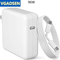 【日本代購】96W Mac Book Pro PD 快速充電適用於 Apple Macbook Pro 16 15 13 吋 USB C 電源轉接器適用於 Mac Book Air 帶 USB C T