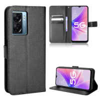 For OnePlus Nord N300 5G Luxury Flip Diamond Pattern Skin PU Leather Wallet Stand Case For OnePlus Nord N300 N 300 Phone Bag