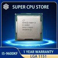 Intel Core i5 9600KF 3.7G CPU i5-9600KF 14nm six-core CPU free shipping socket LGA1151