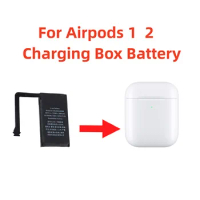 Replace Battery For Airpods 1st 2nd 3nd A1604 A1523 A1722 A2032 A2031 Air Pods 1 Air Pods Wireless Headset Charging Compartment