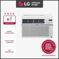 LG Window Type Aircon Non-Inverter 2HP LA200FC Clean Filter Indicator Remote Control