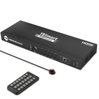 High Quality 16 Port Hdmi Switch HDMI RS232 RJ45 Port 4k Hdmi digital Video Switcher 16X1