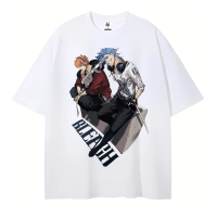 KAOS OVERSIZE ANIME BLEACH ICHIGO AND GRIMJOW VINTAGE TEE