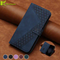 3D Geometric Leather Flip Phone Case For Samsung Galaxy J3 J5 A3 A5 2017 J7 Pro Case on for Samsung J5 J3 J7 2016 Wallet Cover