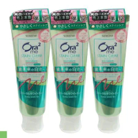 日本 Ora2 淨白無瑕牙膏 白茶花香(綠) 125g 3入組