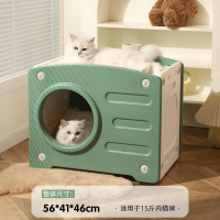 แมวบ้านสุนัขขนาดเล็กใช้ได้ทั้งสี่ฤดูกาลบ้านสุนัขบ้านสุนัขบ้านแมวปิดกลางแจ้งกันฝนแมวจรจัดรังกลางแจ้งฤ