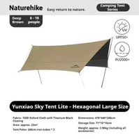 FLYSHEET CANOPY OF THE SKY LITE NATUREHIKE CNK2350WS015 HEXAGONAL LARGE