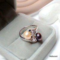 COD Cincin mutiara love model cantik