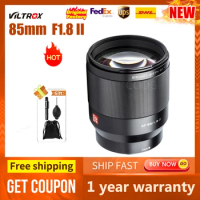 VILTROX 85mm F1.8 II Lens Auto Focus Portrait Lens Full Frame for Sony E Nikon Z Fuji X Fujifilm XF Mount Camera XT4 Z6 Z7