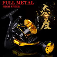 Japan Full Metal Spinning Jigging Reel Lurekiller Saltist CW4000H/CW5000H/CW6000/CW10000H 10BB 35KGS Drag Power High Speed