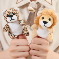 {DLGIFJIE} 9cm Cartoon Animal Plush Finger Puppet Insect Zoo Animal Interactive Plushie Tell Story B