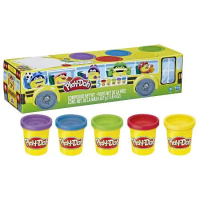 《 Play-Doh 培樂多 》上學趣校車包5罐黏土組F7368