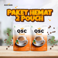 PAKET HEMAT 2 POUCH Queen Secret Coffee - QSC Female Kopi 8x Zat Aktif Lancarkan Siklus Wanita 100g