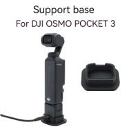 For DJI OSMO Pocket 3 Accessories: Pocket Camera Black Support Base For DJI OSMO Pocket 3 Handheld Gimbal Stabilization Base
