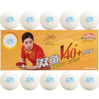 Double Fish Table Tennis Ball for Table Tennis Training ABS Seamed Poly Plastic Ping Pong Balls