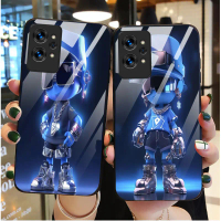 Sarung Telefon Kaca Silikon, untuk Realme GT2 Pro 5G, GT Master, Q3 Pro, K9, GT NEO2, Sarung Pelindu